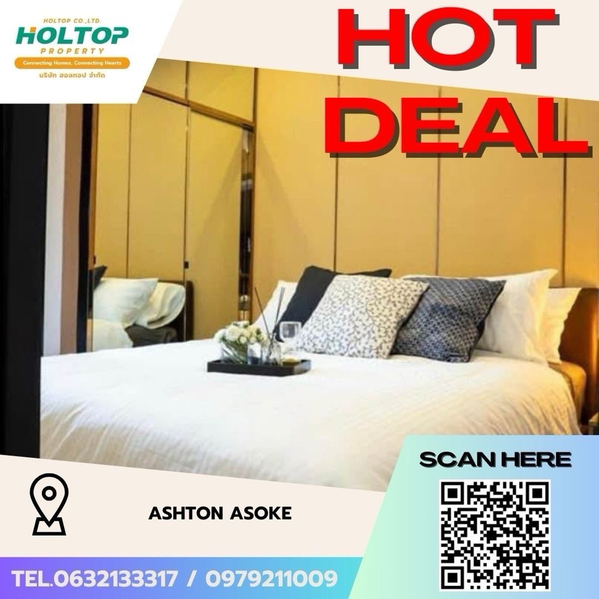 For RentCondoSukhumvit, Asoke, Thonglor : #Z4939💥 110369 🔥Condo for rent ASHTON Asoke (original code Z2814)