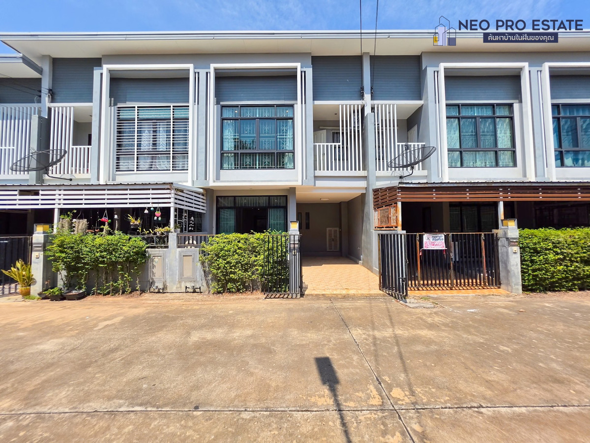 ขายทาวน์โฮมขอนแก่น : ทาวน์เฮาส์  หน้ากว้าง 5.8 ม. 3นอน 3น้ำ ห่างถ.มิตรภาพ 400 ม. ใกล้มข. - รพ.ศรีนครินทร์ 