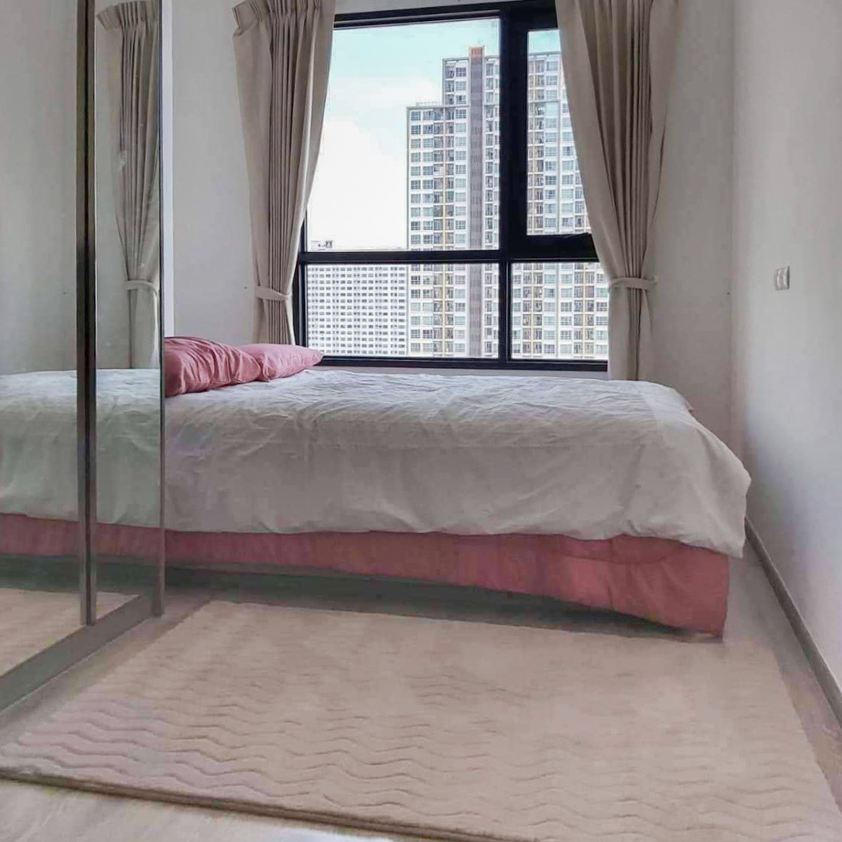 For SaleCondoOnnut, Udomsuk : Corner room, condo for sale, KnightsBridge Prime Onnut, 1 bedroom, 31.62 sq m, 36th floor, high view, near BTS On Nut, price 4.99 million baht.