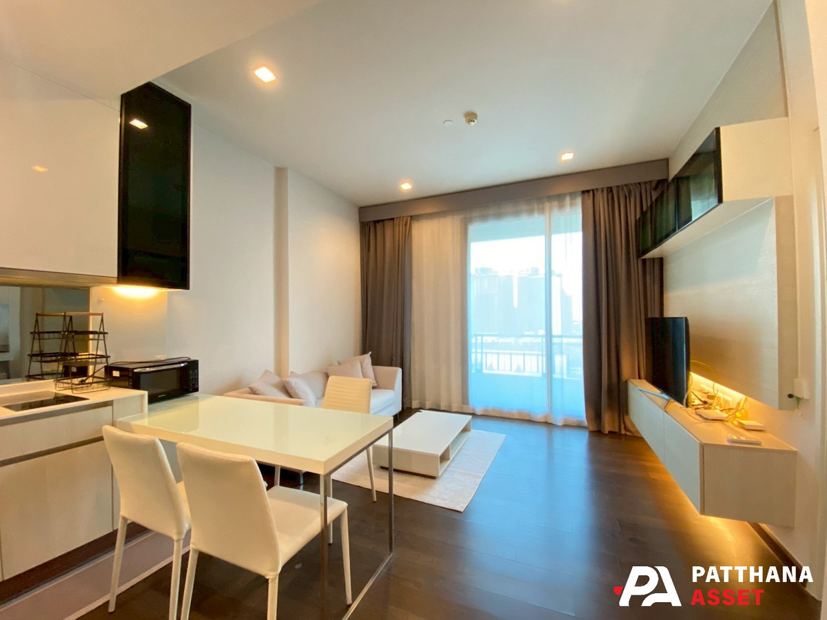 For RentCondoRama9, Petchburi, RCA : Best price! Q Asoke 1 bedroom apartment, beautiful and ready to move in, near Central Rama 9.