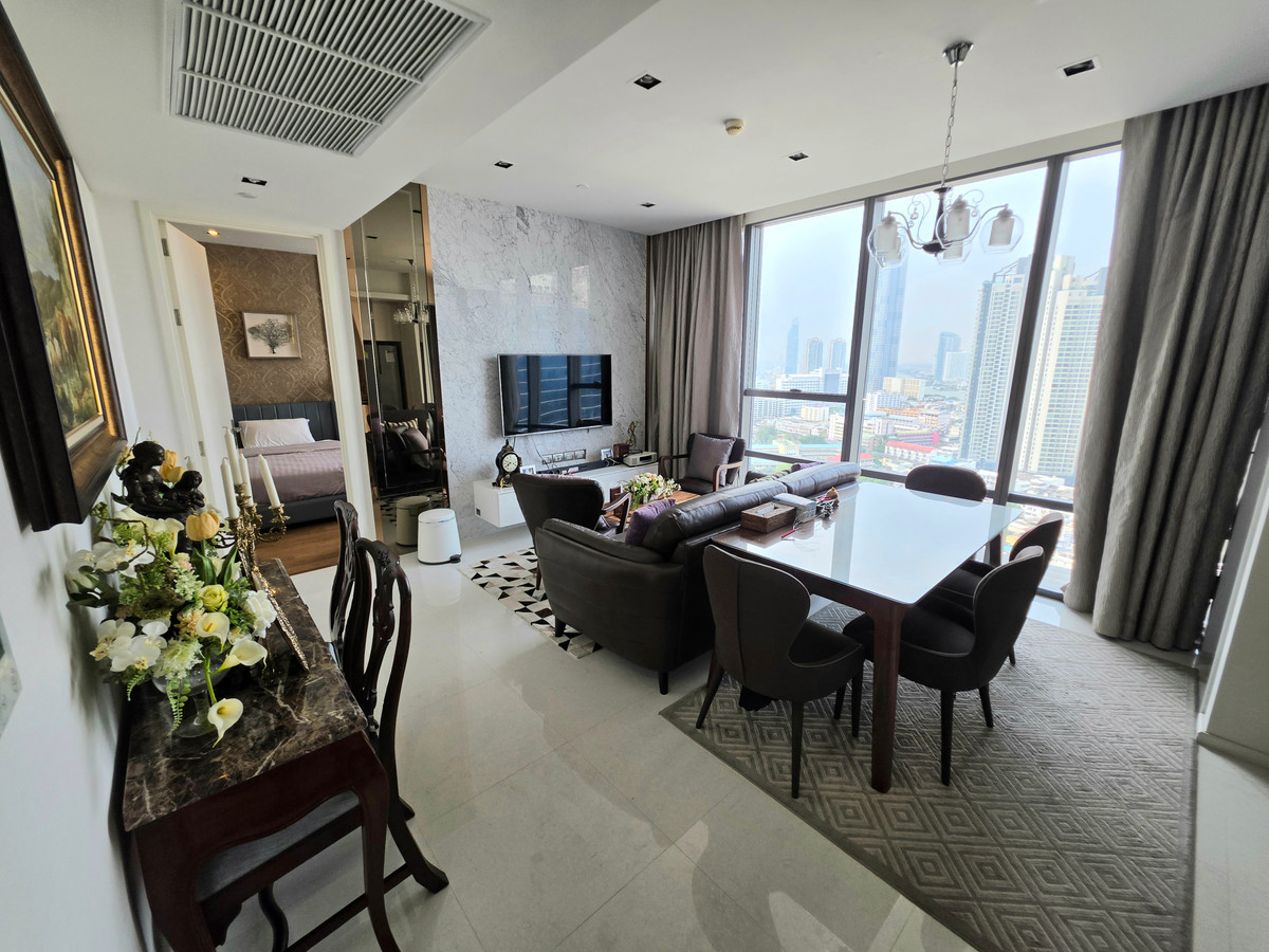 ขายคอนโดสาทร นราธิวาส : The Bangkok Sathorn | 1 ห้องนอน 61.28 ตร.ม. ขาย 15.49 ล้านบาท ห้องชั้นสูง แต่งสวย พร้อมอยู่