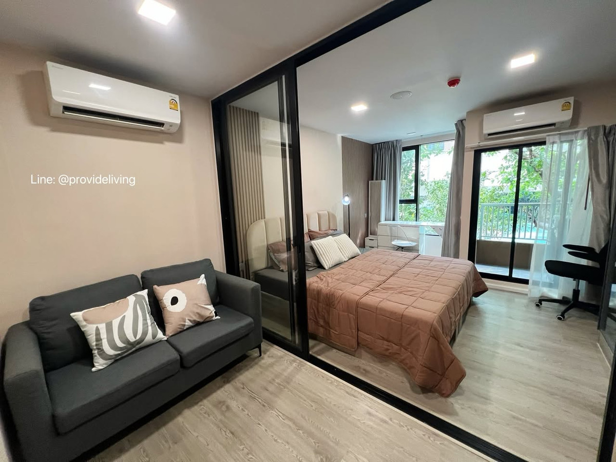 For RentCondoPathum Thani,Rangsit, Thammasat : ✨Provideliving✨For rent Kave town colony near Bangkok University, pool view, beautiful room 📞091 7503016 Pee Kat
