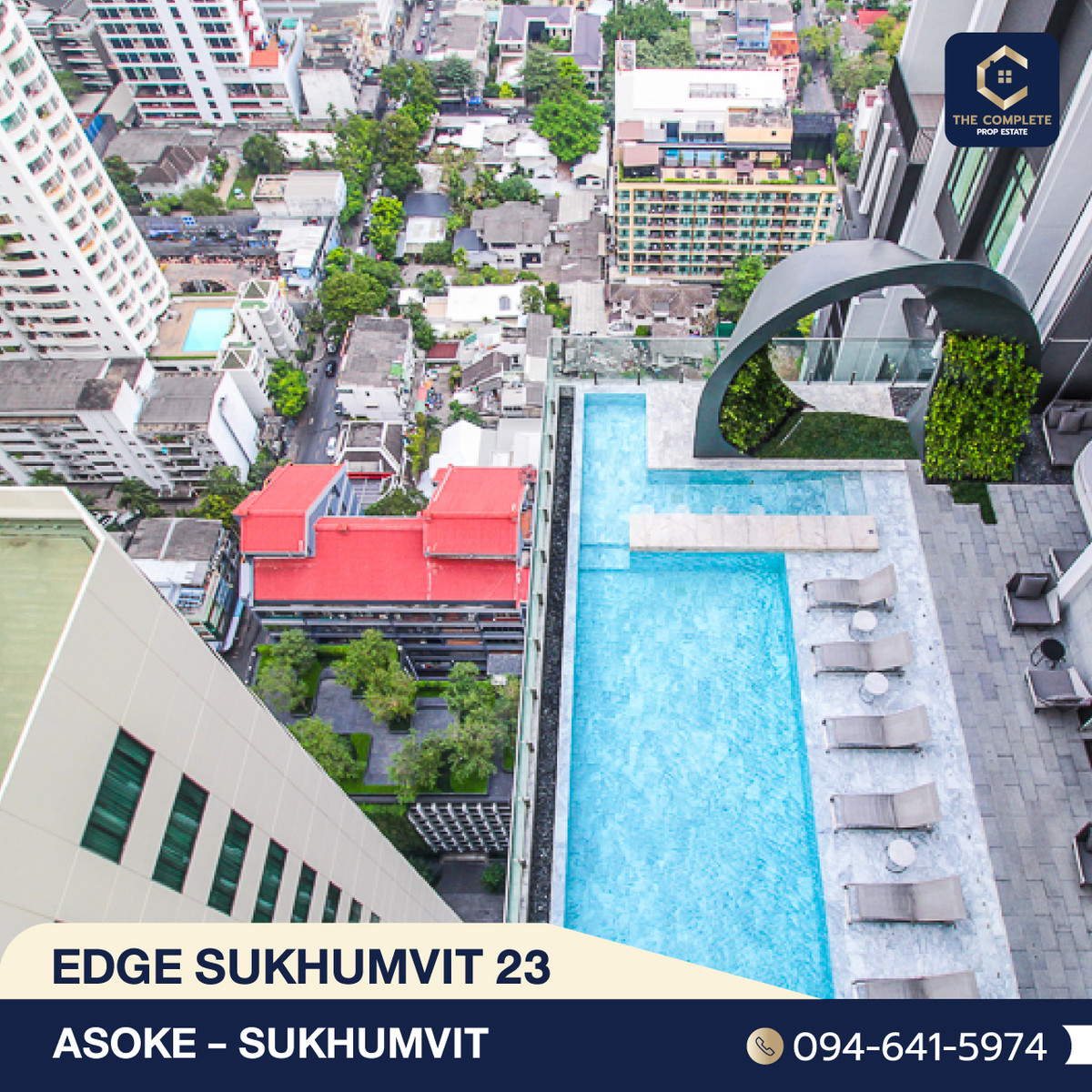 ขายคอนโดสุขุมวิท อโศก ทองหล่อ : BEST PRICE - FOR SALE - 1 BEDROOM 31.5 SQ.M- Call now 094-641-5974
