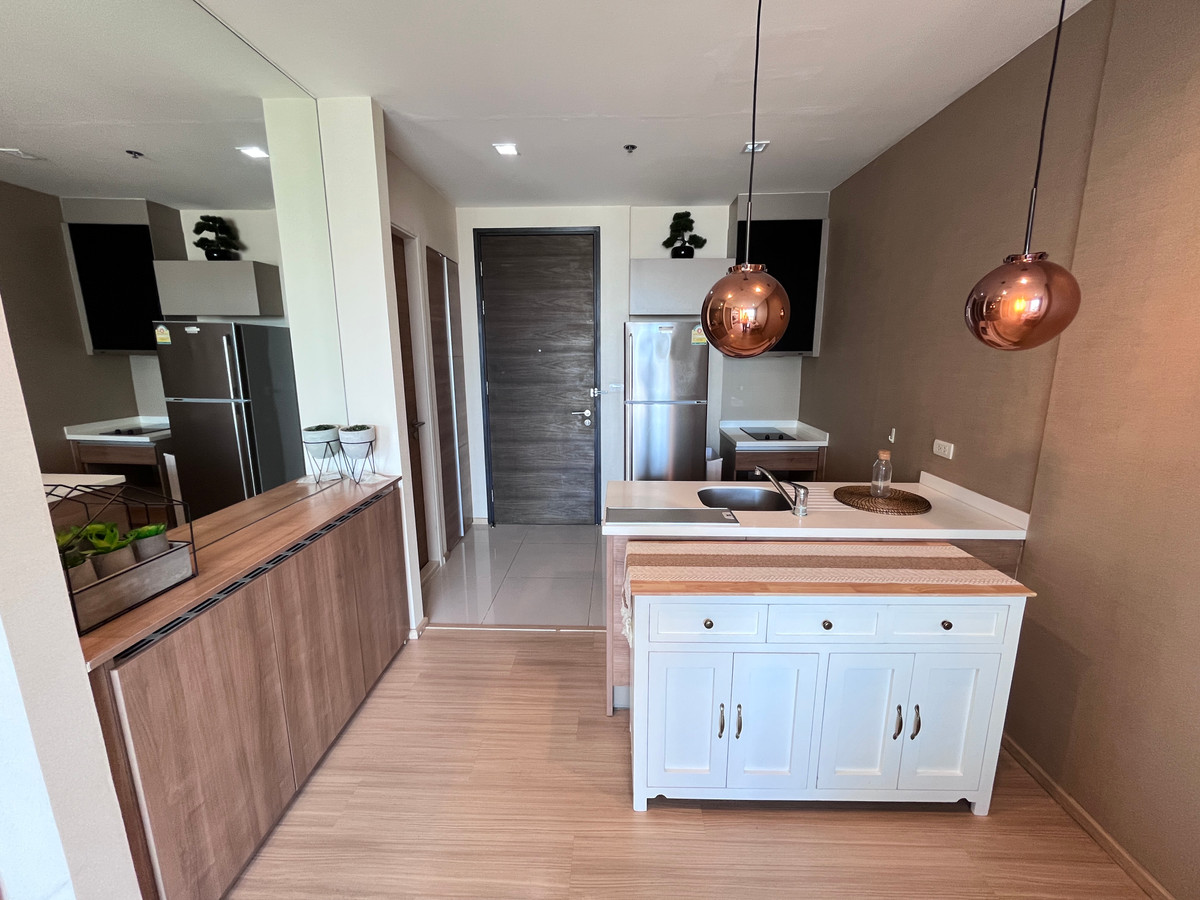 For RentCondoOnnut, Udomsuk : Condo for rent Rhythm Sukhumvit50 1 bedroom 1 bathroom fully furnished Ready to move in!