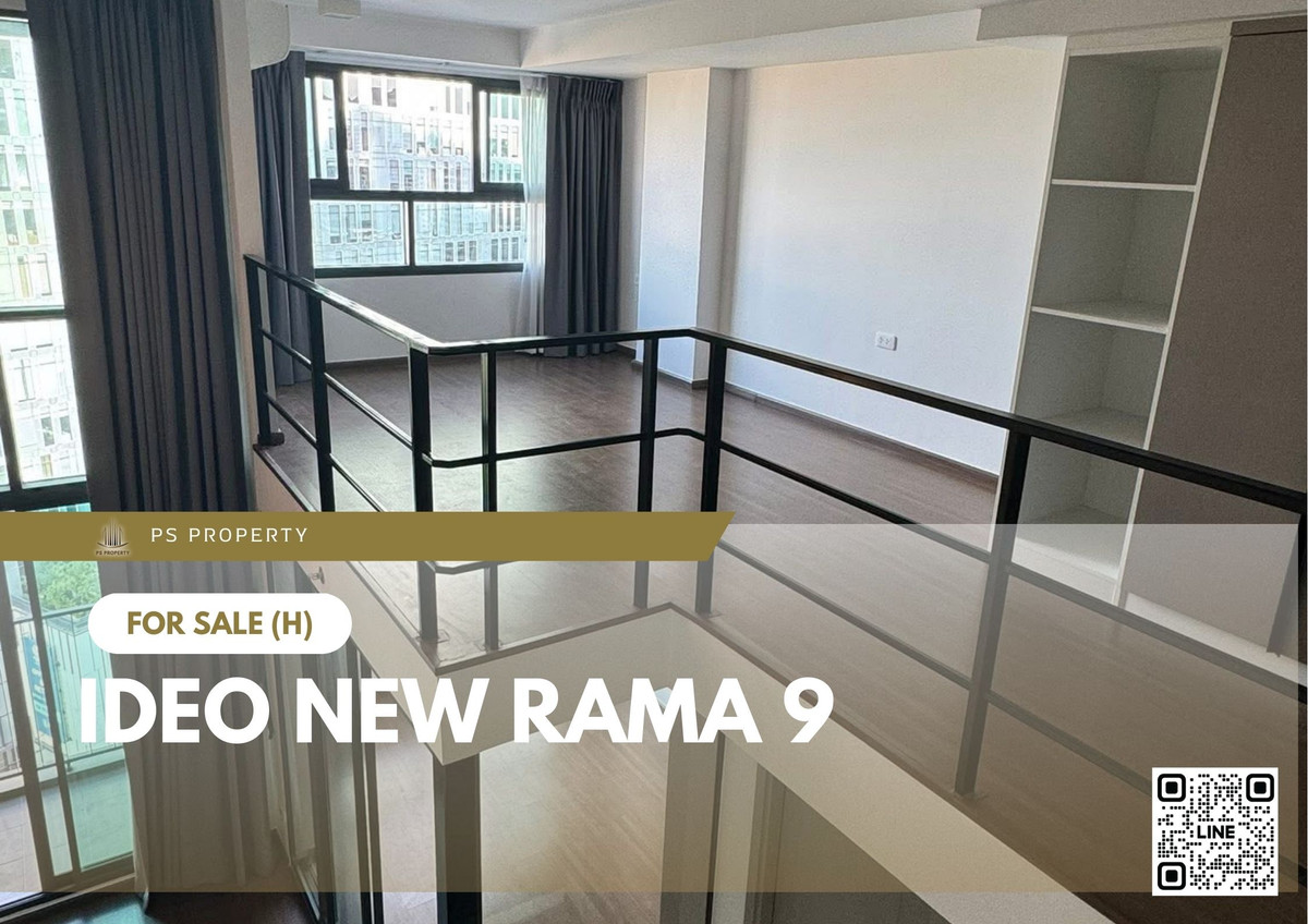 For SaleCondoRama9, Petchburi, RCA : Urgent Sale ✨ IDEO New Rama 9 ✨ Fully Furnished, Convenient Location, Near MRT Ramkhamhaeng.
