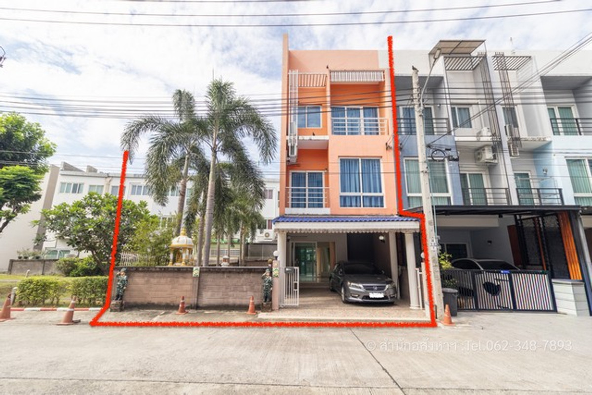 ขายทาวน์โฮมนวมินทร์ รามอินทรา : ขายด่วนมาก ทาวน์โฮม 3 ชั้น เนื้อที่ 44.1 ตรว. โครงการกรีนิช รามอินทรา (Greenwich Ramintra) ใกล้รถไฟฟ้าสายสีชมพู