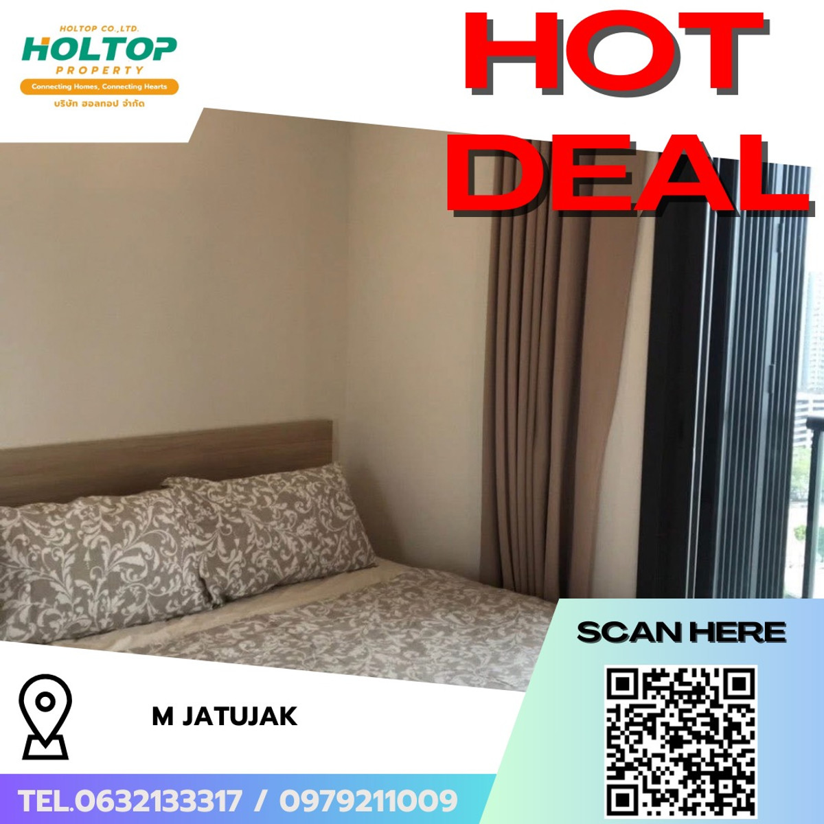 For RentCondoSapankwai,Jatujak : #R9619 🎉 120269 Condo for rent M Jatujak (Previous code S5687)
