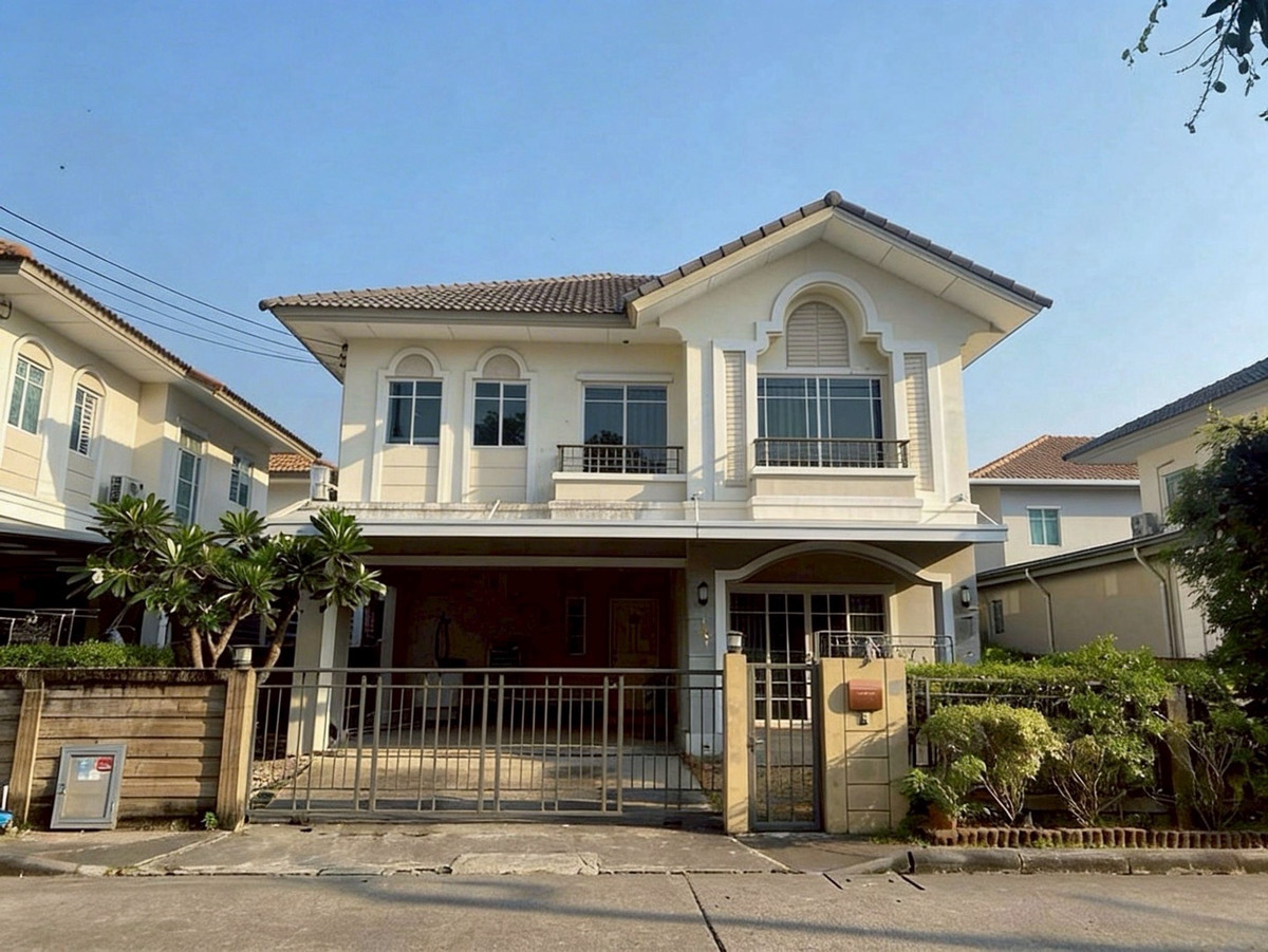For RentHouseLadkrabang, Suwannaphum Airport : Single House for Rent at Passorn Prestige Onnut 🚇🚝🌏
