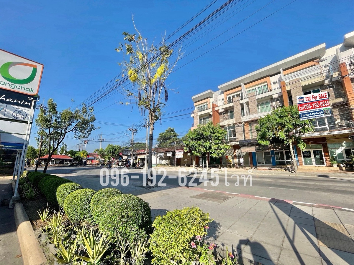 For SaleShop HouseMin Buri, Romklao : Golden location! 4-storey commercial building for sale, next to Rat Phatthana Road (Soi Miss Teen) 🏢 decorated and ready for an office.