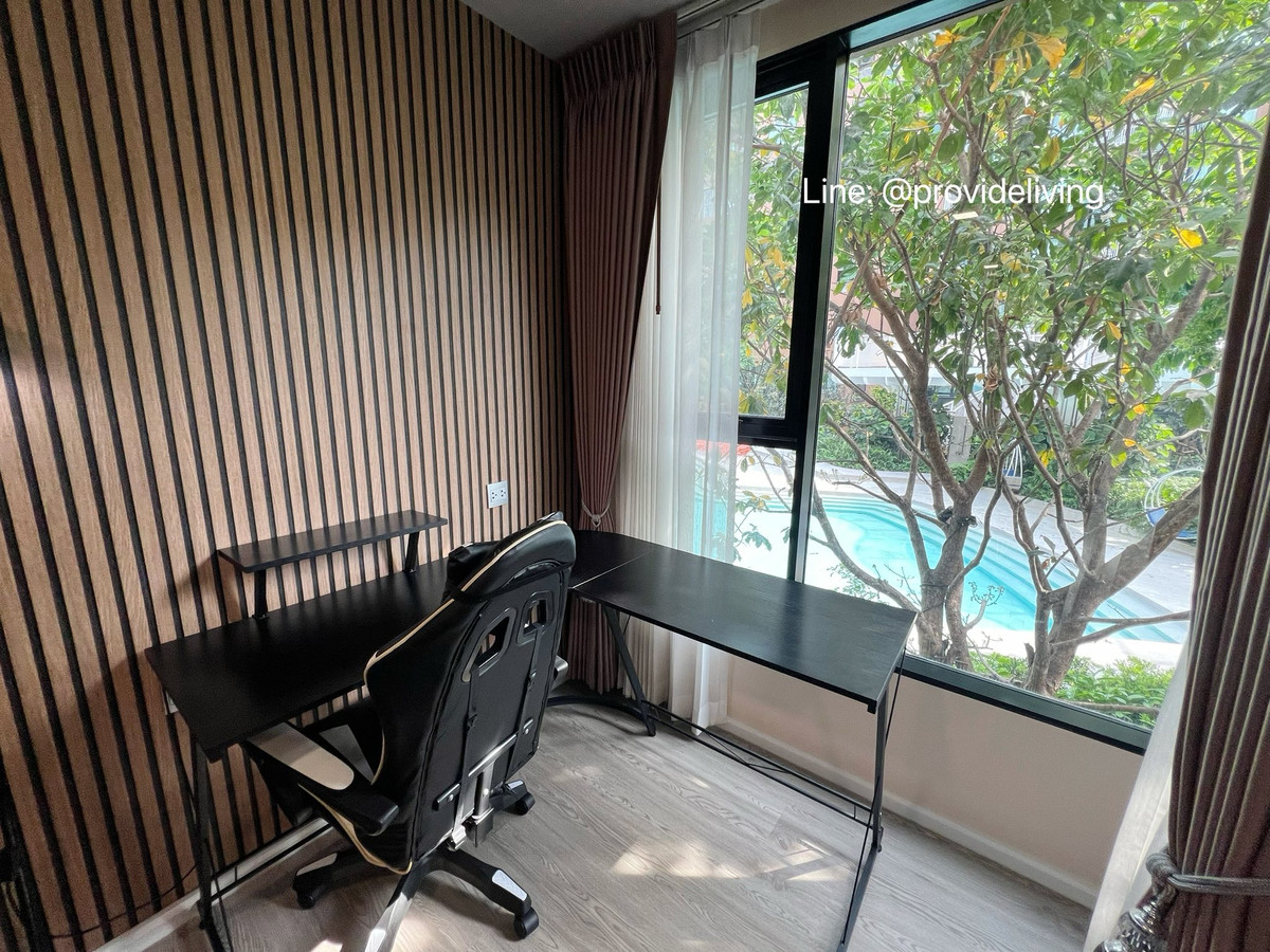 ให้เช่าคอนโดปทุมธานี รังสิต ธรรมศาสตร์ : ✨Provideliving✨ให้เช่า Kave town colony โต๊ะคอมเกมมิ่ง ใหญ่สะใจ วิวสระสวยๆ 📞091 7503016 พี่แคท