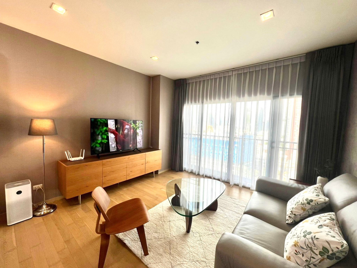 For RentCondoSukhumvit, Asoke, Thonglor : Condo for rent, Noble Reveal, 2 bedrooms, 75 sq m, near BTS Ekkamai-Thonglor, near Major Cineplex Sukhumvit.
