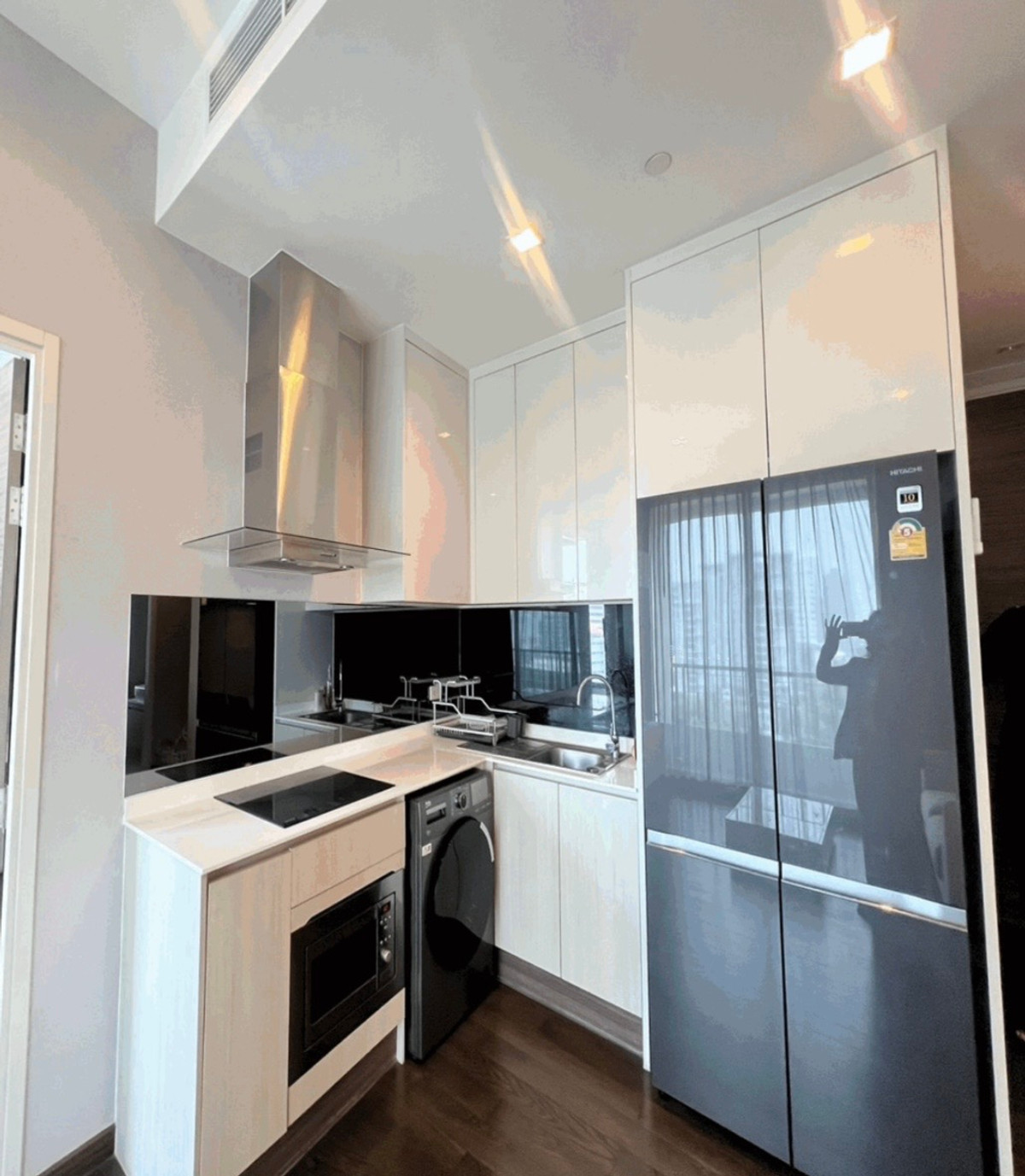 For RentCondoRama9, Petchburi, RCA : 📌Condo for rent Q asoke, 2 bedrooms, 2 bathrooms, 60 sq m, rental price 40,000 baht, beautiful room, fully furnished, high floor, ready to move in, rare item room, beautiful central area, very good location, next to MRT Phetchaburi. and Airport Link Makka