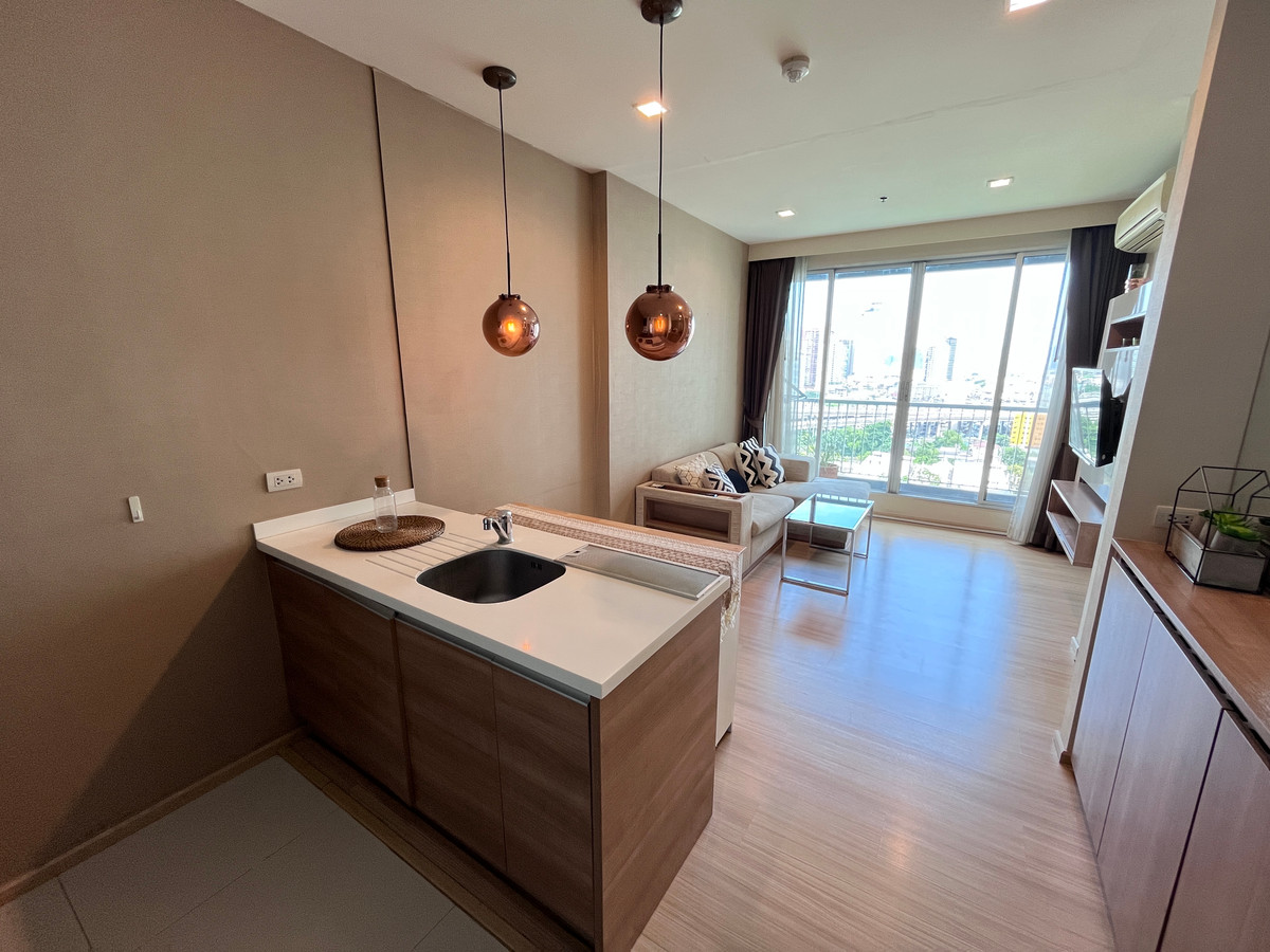 For RentCondoOnnut, Udomsuk : Condo for rent Rhythm Sukhumvit50 1 bedroom 1 bathroom fully furnished Ready to move in!