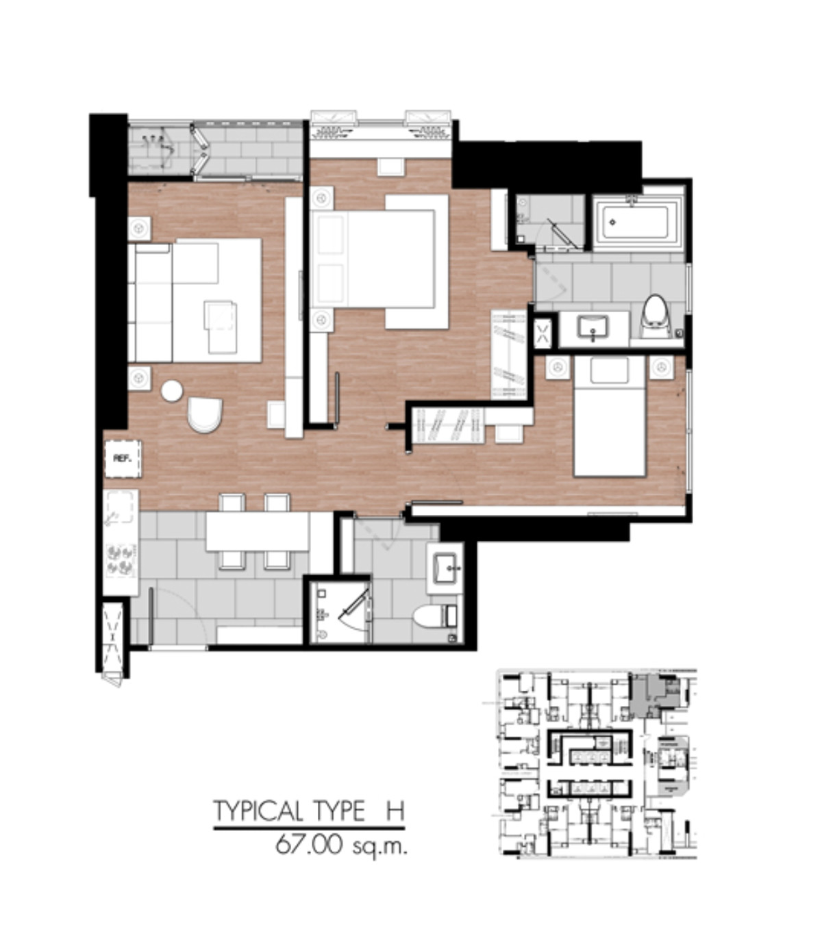 For SaleCondoRama9, Petchburi, RCA : 📌Selling!!! Condo One9Five Asoke-Rama9, size 2 bedrooms, 2 bathrooms, 69 sq m., price 7.5 MB. Best price!!!  Next to Central Rama 9, selling at a much lower price than the market, great value location ☎️0887532858 Prai