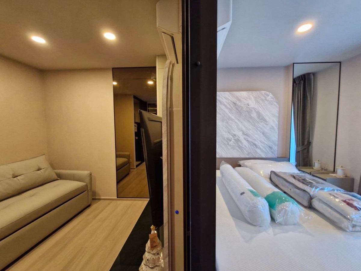 For RentCondoOnnut, Udomsuk : Condo for rent Aspire Onnut Station, corner room, open view.