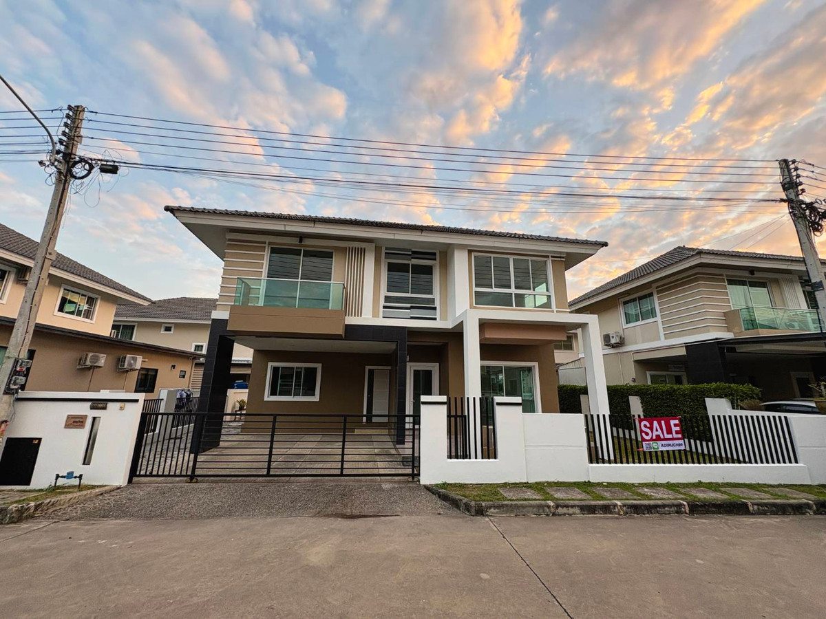 ขายบ้านเชียงใหม่ : ขายถูกมาก!! บ้านเดี่ยว 2 ชั้น ม.กาญจน์กนก12 เฟส2 ทำเลทอง อ.สารภี จ.เชียงใหม่ ติด  รร.นานาชาติยูนิตี้คอนคอร์ด