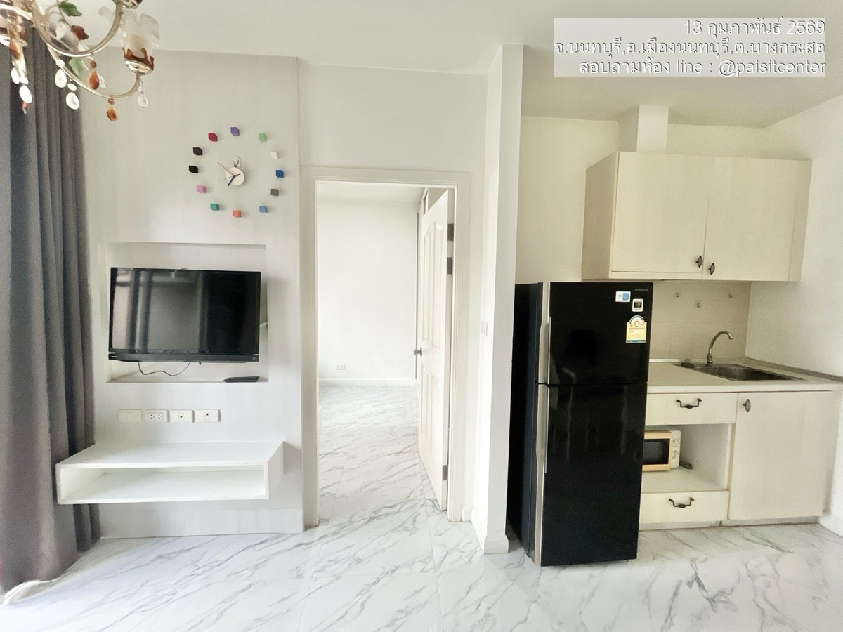 For RentCondoRattanathibet, Sanambinna : For rent: Manor Sanambinnam (Manor Sanambinnam) #near Ministry of Commerce #Near MRT Phra Nang Klao Bridge