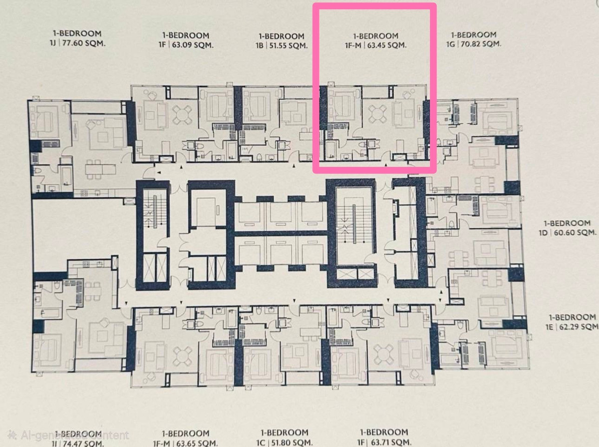 For SaleCondoWitthayu, Chidlom, Langsuan, Ploenchit : EI8TEEN SEVEN One Bangkok: 1bed 1bath 63.45sqm. 20,900,000 Am: 0656199198