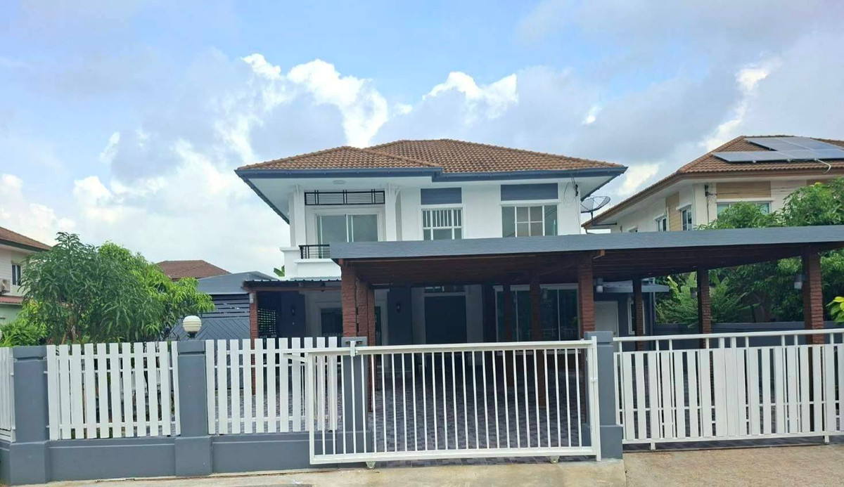 ขายบ้านนนทบุรี บางใหญ่ บางบัวทอง : พฤกษาวิลเลจ 10 บางใหญ่ / 5 ห้องนอน (ขาย), Pruksa Village 10 Bangyai / 5 Bedrooms (FOR SALE) AOM087