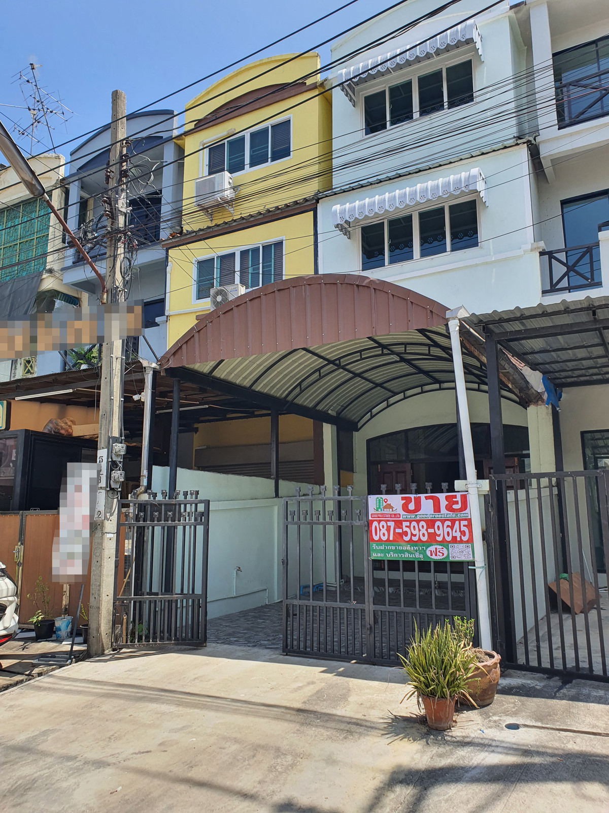 For SaleTownhomePhutthamonthon, Salaya : 3-story townhome, completely renovated, Boromarajonani 119 | 4 bedrooms, 3 bathrooms, high ceilings, not hot house, strong structure, ready to move in, near Mahidol, good location, nice to live in!