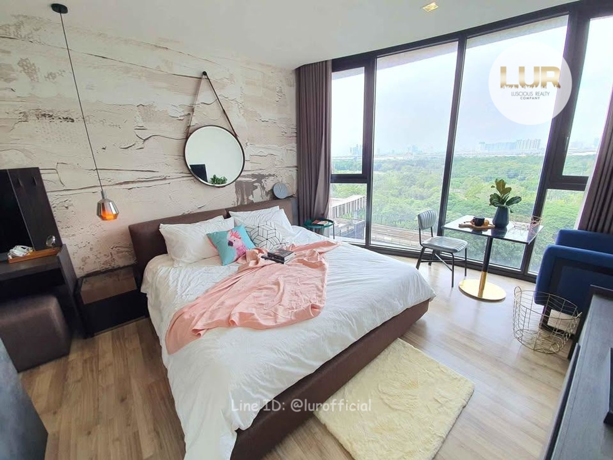 For RentCondoSapankwai,Jatujak : Condo for rent, The Line Chatuchak-Mochit 💛 2 bedrooms, 2 bathrooms 💛 Large size room, corner room, private 💛