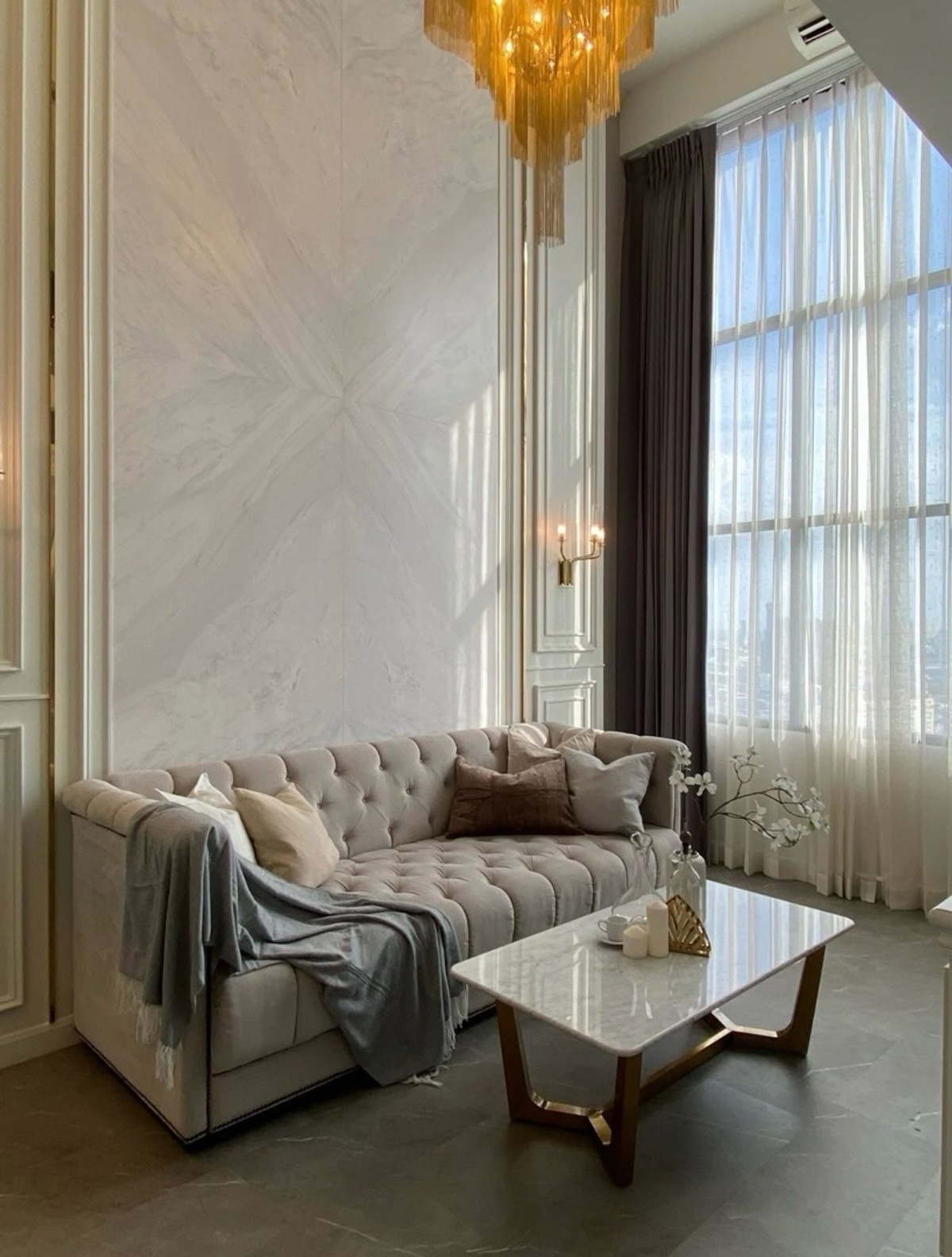 For RentCondoSathorn, Narathiwat : ✨Knightsbridge Prime Sathorn 2bed 1bath Duplex room 58 Sq.m. Only 46,000 Per month ✨🏡