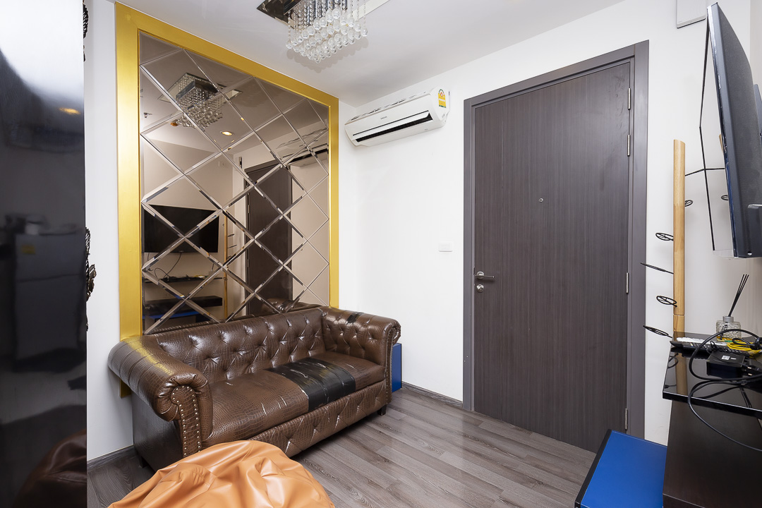 ขายคอนโดอ่อนนุช อุดมสุข : 🔥ขายด่วน+🔥เดอะ เบส พาร์ค เวสต์ สุขุมวิท 77 ใกล้สถานีรถไฟฟ้า BTS อ่อนนุช เฟอร์นิเจอร์ครบ พร้อมเข้าอยู่ 