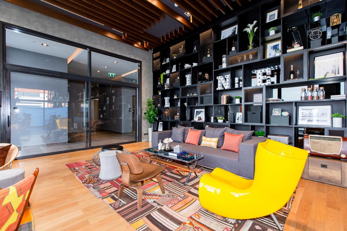 ขายคอนโดอ่อนนุช อุดมสุข : 🔥ขายด่วน+🔥เดอะ ไลน์ สุขุมวิท 101 ใกล้สถานีรถไฟฟ้า BTS ปุณณวิถี เฟอร์นิเจอร์ครบ พร้อมเข้าอยู่ 