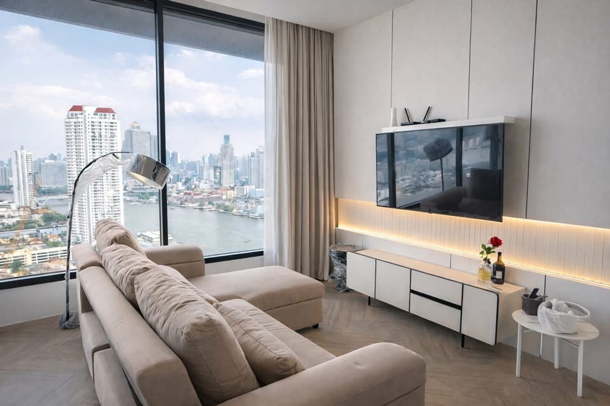 ให้เช่าคอนโดวงเวียนใหญ่ เจริญนคร : 🏢 LV-C690026 ให้เช่า Chapter Charoennakhon Riverside คอนโดหรูริมแม่น้ำเจ้าพระยา ใกล้ ICONSIAM ขนาด 2 นอน 2 น้ำ