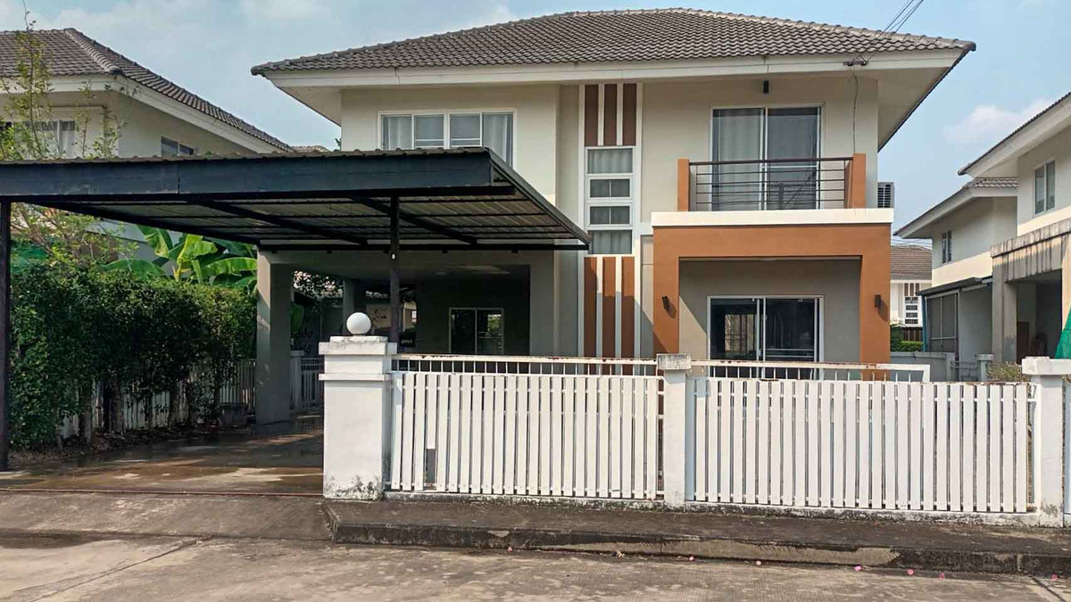 For RentHouseChiang Mai : 2-story detached house for rent, near Big C Hang Dong, good location, near international school.