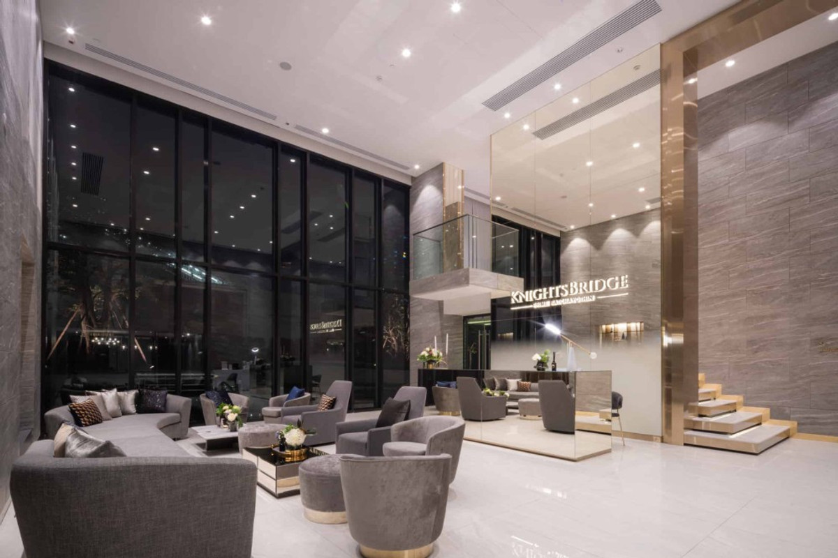 For SaleCondoKasetsart, Ratchayothin : Sold with tenant Knightsbridge Prime Ratchayothin, high floor, beautiful view, next to BTS, easy to travel. To make an appointment to see, please inform in advance.