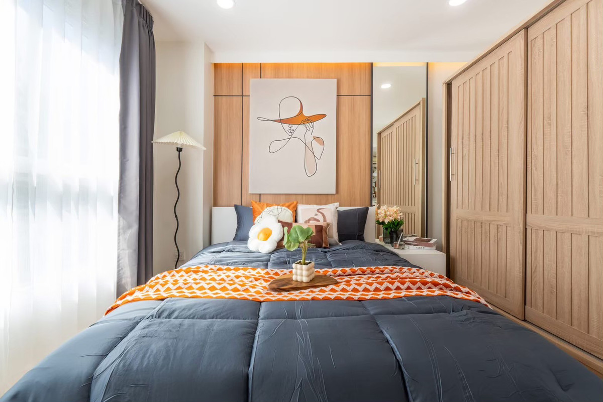 ขายคอนโดเลียบทางด่วนรามอินทรา : 𝟐 ห้องนอน ✨ ติดตลาดนัดเลียบด่วน 💵 ผ่อนเพียง 𝟗,𝐱𝐱𝐱 บาท 🚝 เดิน 𝟑 นาที #MRTวัชรพล 