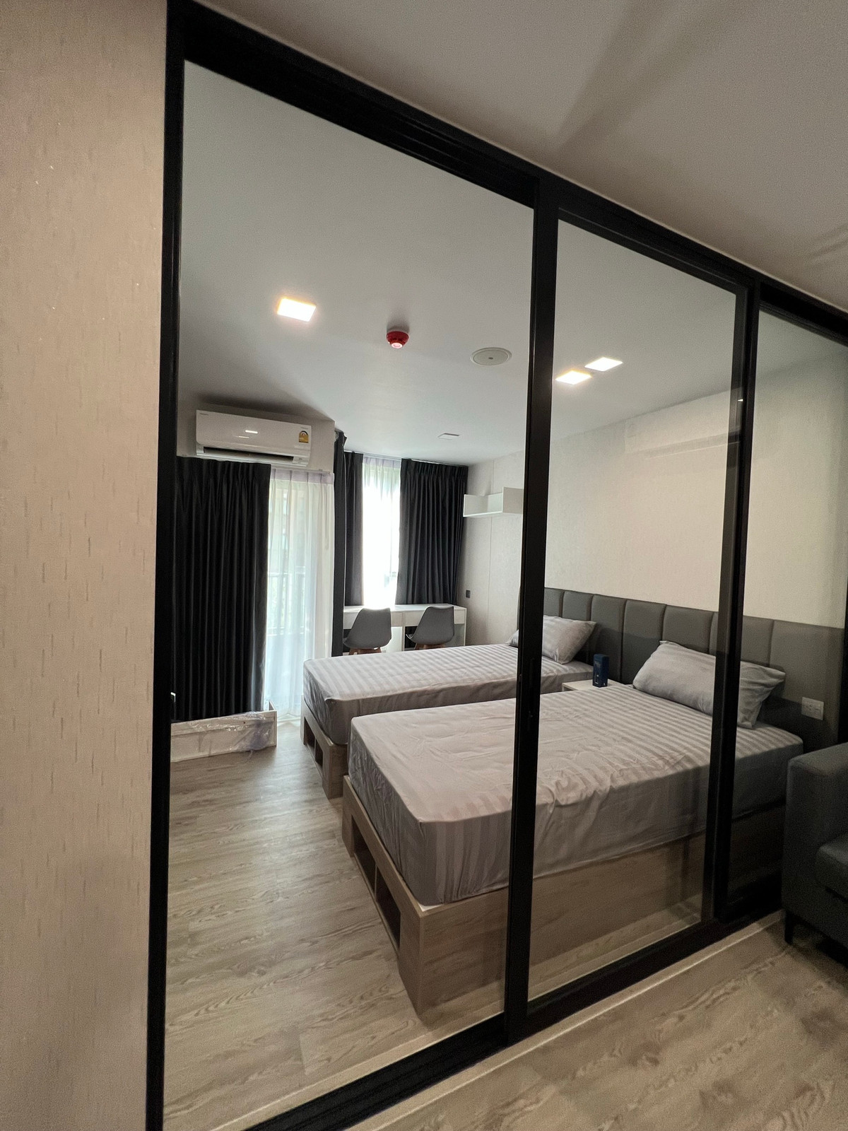 ให้เช่าคอนโดปทุมธานี รังสิต ธรรมศาสตร์ : ให้เช่า Kave Town Colony ห้องสวยเดินไป ม.กรุงเทพได้ เฟอร์ครบ เตียงแยกได้ พร้อมเข้าอยู่!