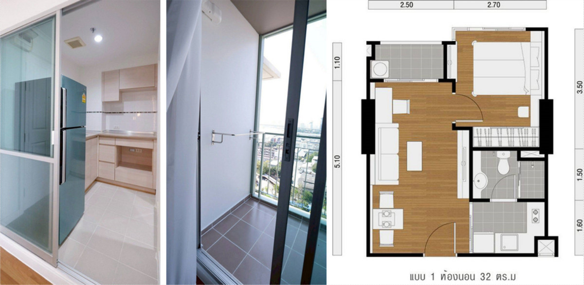 For SaleCondoRama3 (Riverside),Satupadit : U Delight Residence Riverfront Rama 3 / 1 Bedroom (FOR SALE), U Delight Residence Riverfront Rama 3 / 1 Bedroom (For Sale) PT114