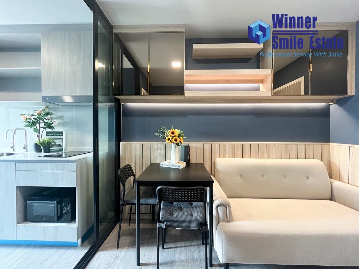 For SaleCondoBangna, Bearing, Lasalle : 🔥For sale: Atmoz Tropicana Bangna, pool view, beautiful built-ins, with furniture, near MRT Sri Iam, good value!!