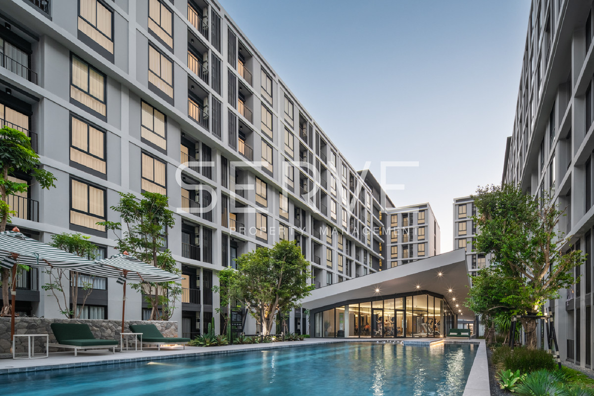 ให้เช่าคอนโดปทุมธานี รังสิต ธรรมศาสตร์ : 🔥ห้องเดียวเท่านั้น 7.5K🔥 - สตูดิโอ 22 ตร.ม. เฟอร์ฯ ครบ คอนโดใหม่ ทำเลดี ใกล้ BTS คูคต 120 ม. ที่ Nue Cross Khu Khot Station / ให้เช่าคอนโด