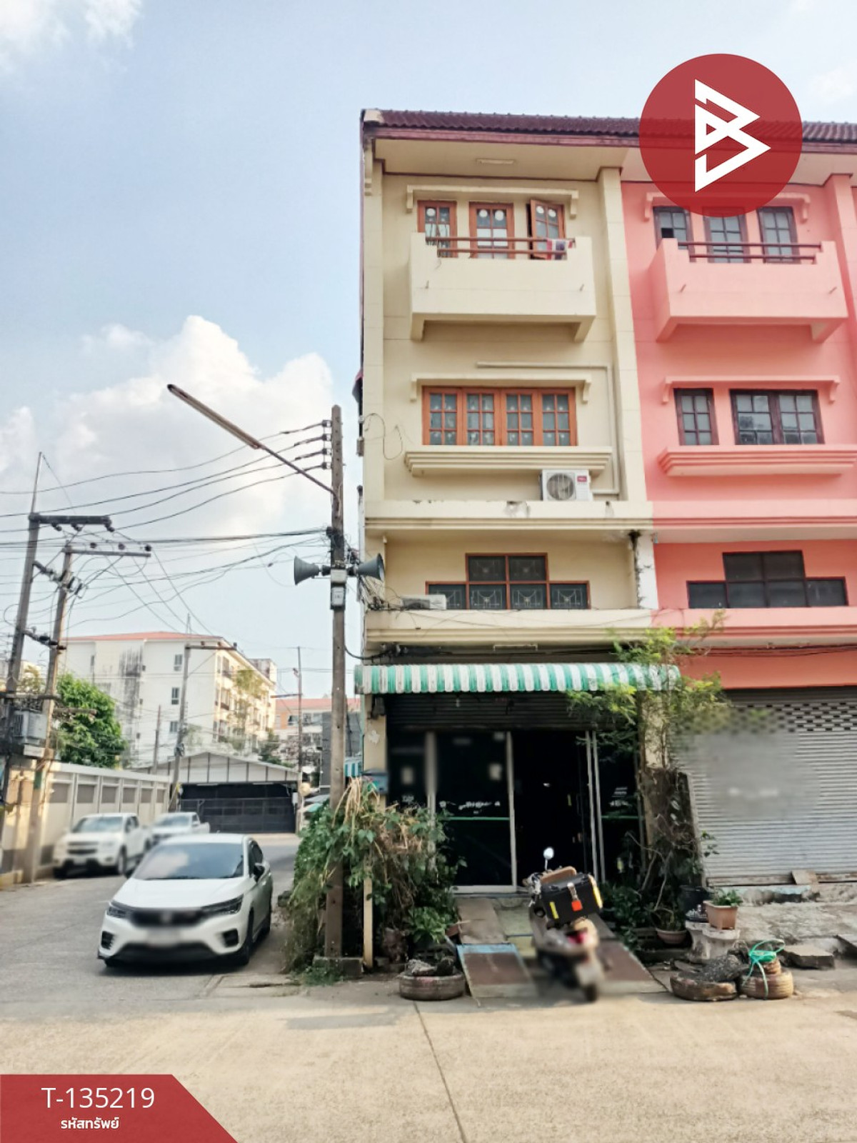 ขายอาคารพาณิชย์ปทุมธานี รังสิต ธรรมศาสตร์ : ขายอาคารพาณิชย์ 4 ชั้น เนื้อที่ 16 ตร.วา ลำลูกกา ปทุมธานี