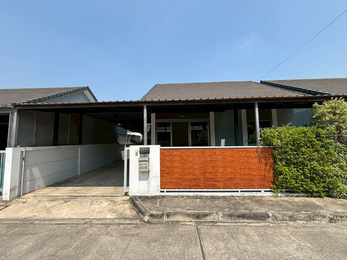 ขายเชียงใหม่ : 95857 - ขายบ้านแฝดชั้นเดียว พร้อมอยู่ ใกล้ตลาดท่ารั้ว เชียงใหม่