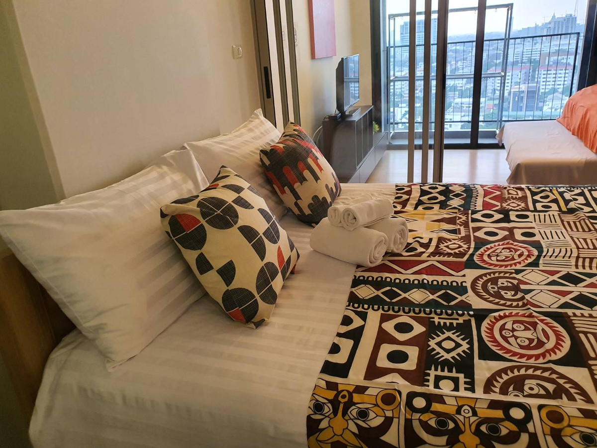 For RentCondoAri,Anusaowaree : High Floor 1 Bedroom Condo for Rent at Siamese Ratchakru | 31 sqm | Near BTS Ari / Sanam Pao