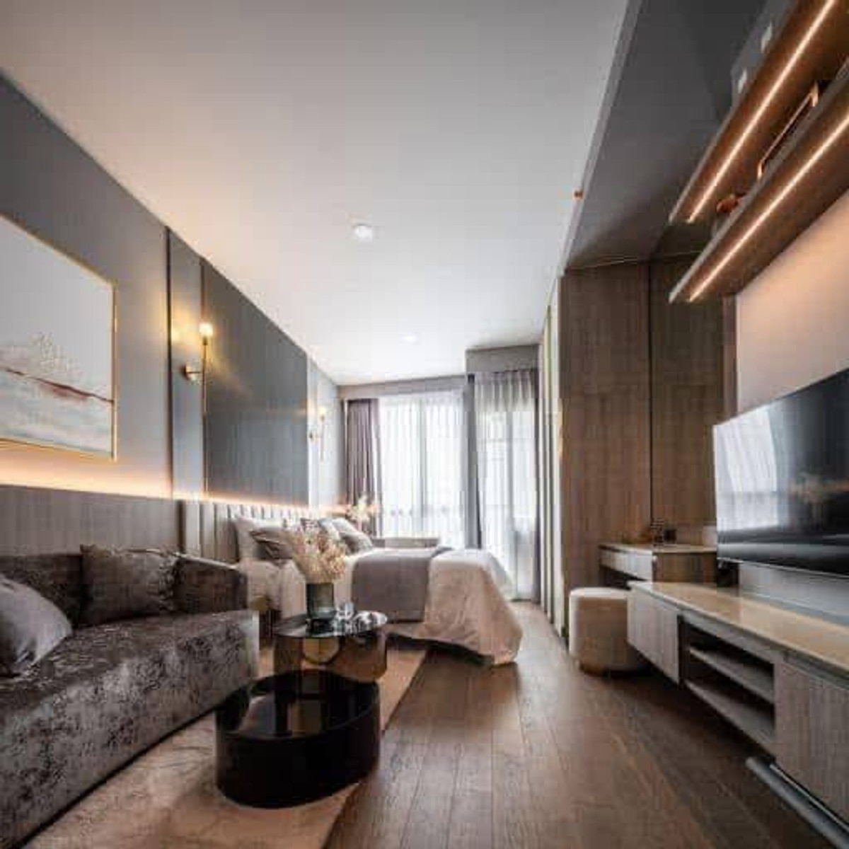 ให้เช่าคอนโดราชเทวี พญาไท : คอนโด ชั้น 12A พร้อมเฟอร์นิเจอร์ ให้เช่า ย่านพญาไท-ราชเทวี ใกล้King Power Rangnam เพียง 500 เมตร