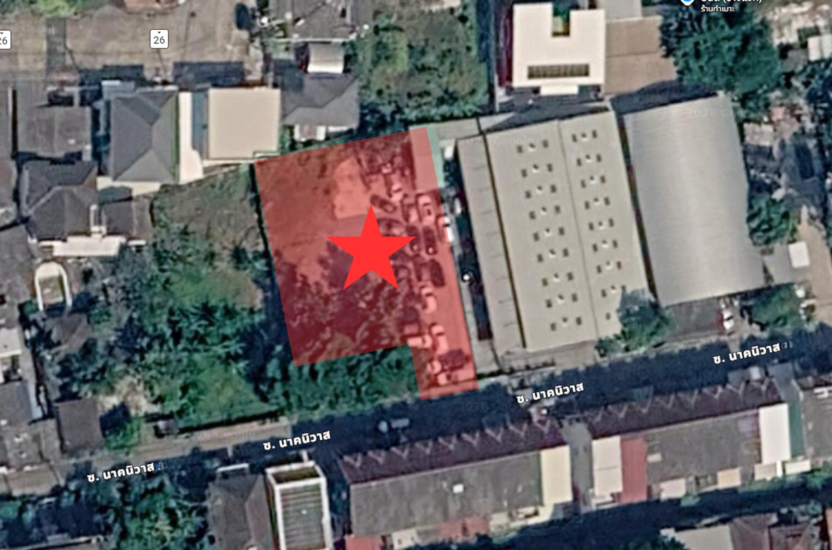 For SaleLandChokchai 4, Ladprao 71, Ladprao 48, : Land for sale, Land Nakniwat, 237 sq m. It is an alley with 3 car repair and painting shops. At the end there is a vocational school.