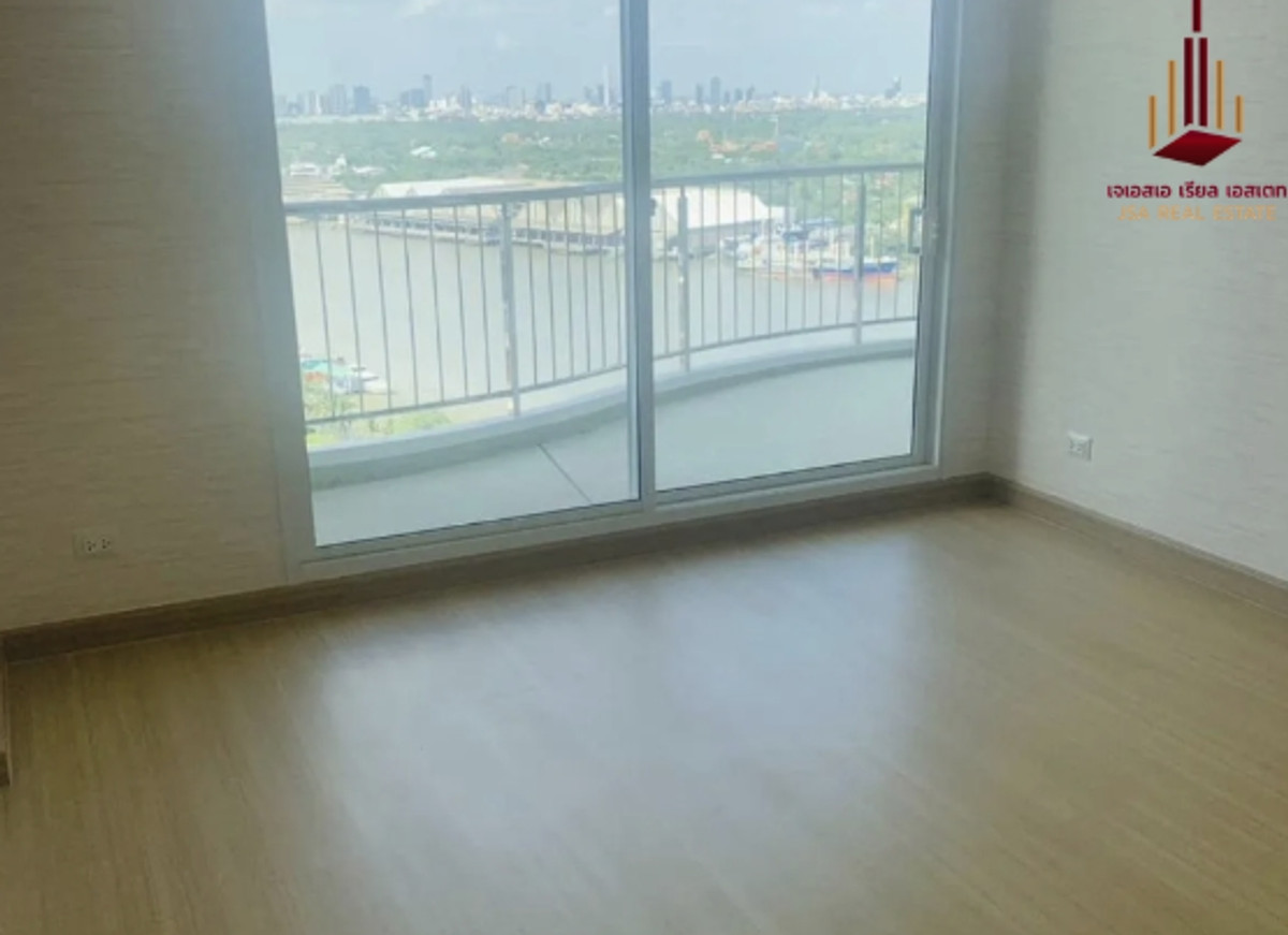 For SaleCondoRama3 (Riverside),Satupadit : ✨ Supalai Riva Grande for sale ✨Only 13 MB, best price in the market.  For a room with a full river + garden view like this There is a room ready to make an appointment to view. If interested, contact Mr. James Mar.