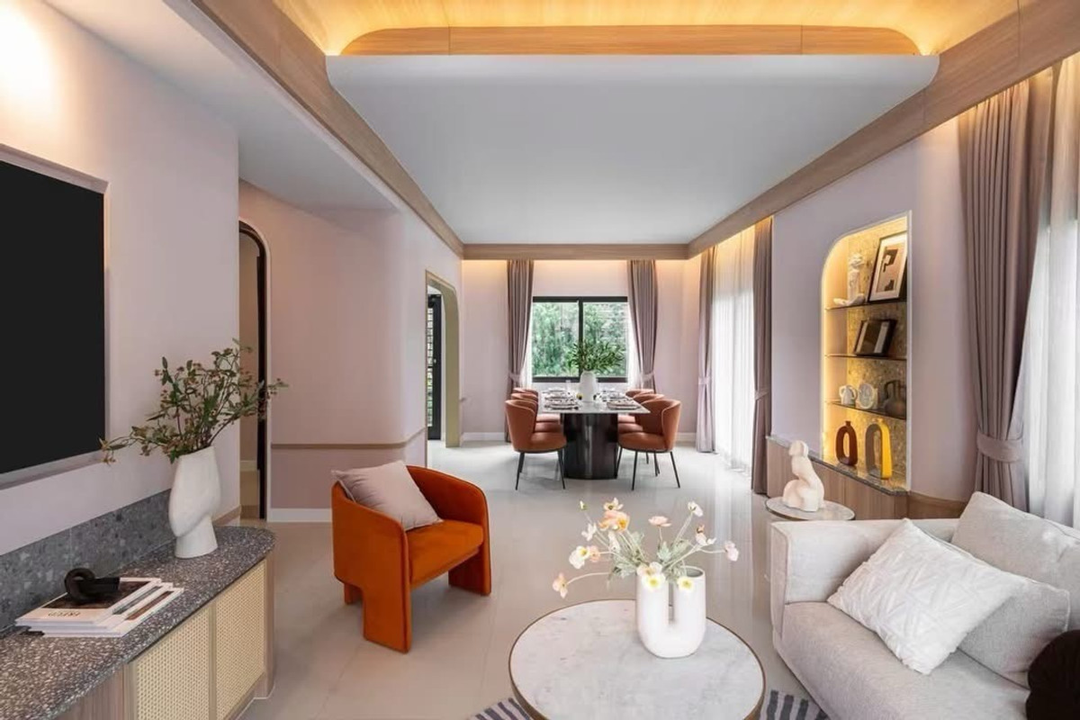 ให้เช่าบ้านบางนา แบริ่ง ลาซาล : บ้านเดี่ยวให้เช่า Vivaldi Bangna 4 ห้องนอน