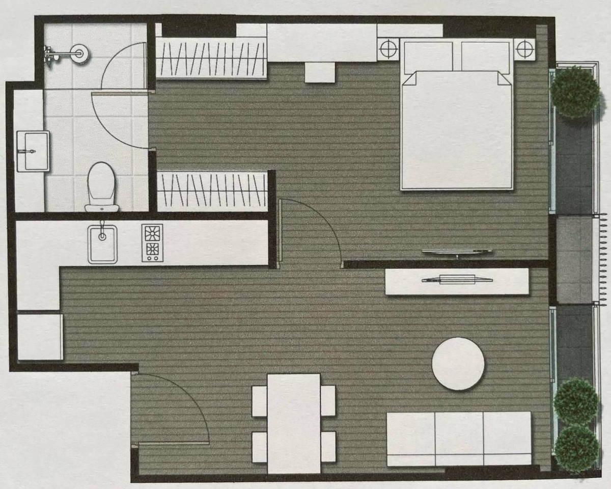 ให้เช่าคอนโดสุขุมวิท อโศก ทองหล่อ : ✨ GT16068 |  Noble Ambience Sukhumvit 42 For Rent