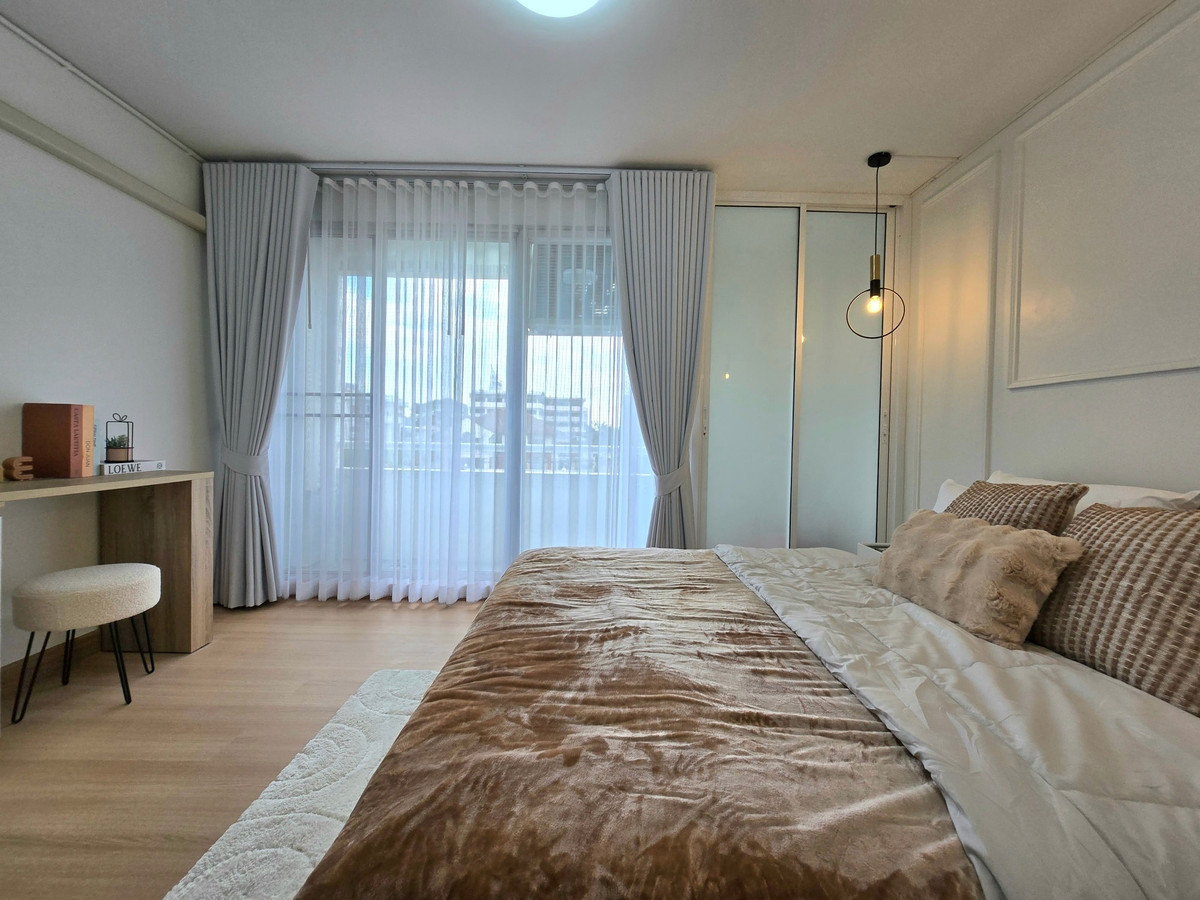 For SaleCondoLadprao101, Happy Land, The Mall Bang Kapi : 💥Million Ton Condo💥 4 installments, gray leaves, in the heart of Lat Phrao, near MRT Lat Phrao 101, walking distance.