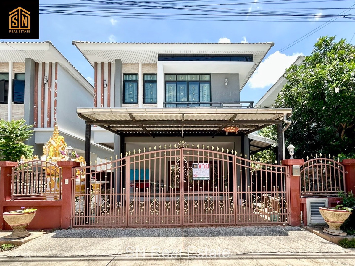 ขายบ้านพระราม 5 ราชพฤกษ์ บางกรวย : ขายบ้านแฝด 2 ชั้น มายอิสระ ราชพฤกษ์ ต่อเติมเต็มรอบบ้าน