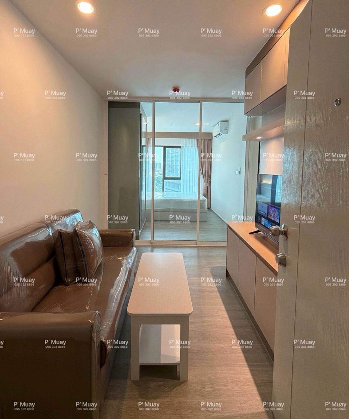 For RentCondoThaphra, Talat Phlu, Wutthakat : For rent, beautiful room 🧡 earth tone 🤎 🅰️ open view 📍 has washing machine #Regent Home Wutthakat ❤️ Rent 11,000