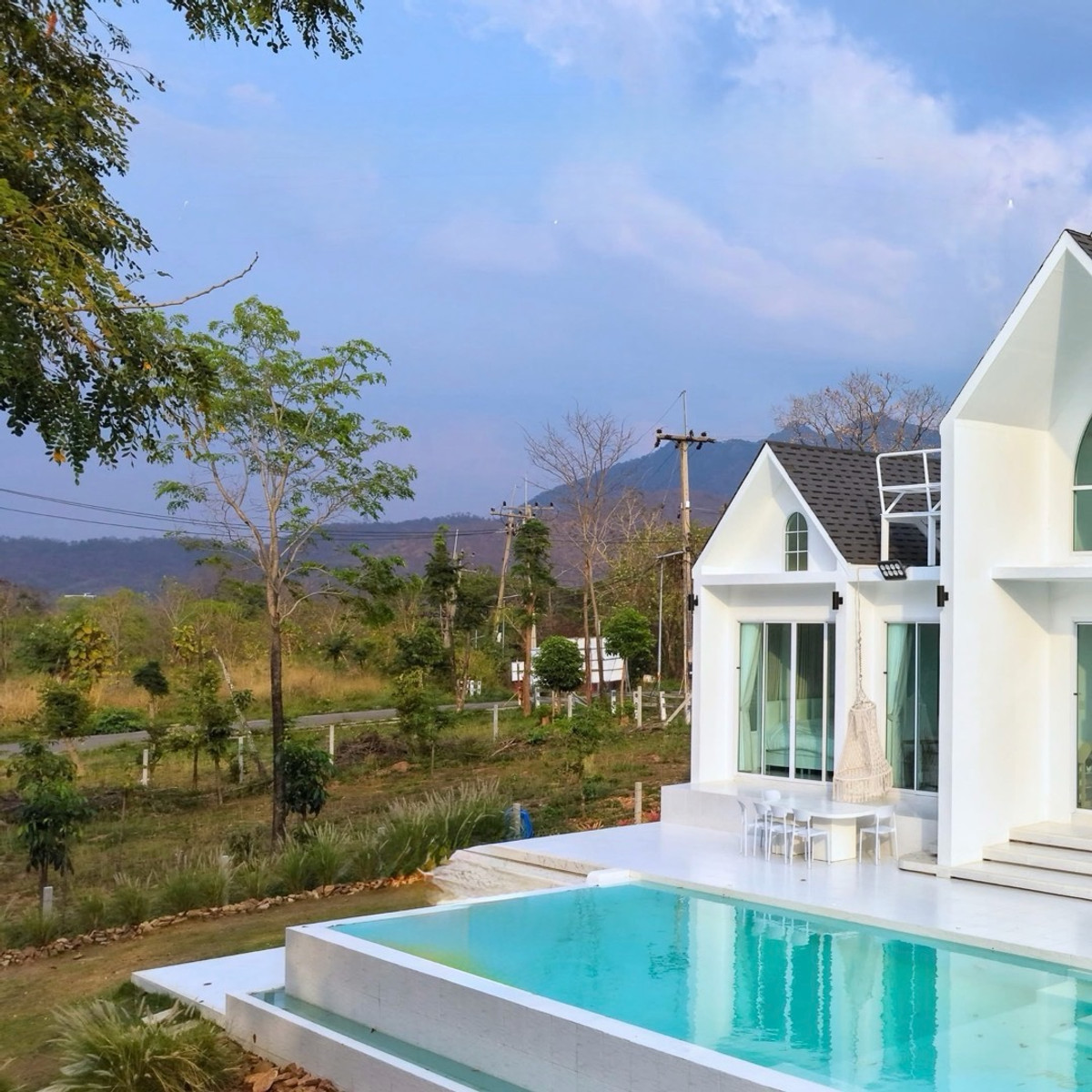 For SaleHousePak Chong KhaoYai : Nordic Style Pool Villas for Sale in Khao Yai Near Sir James Country Club Private Pool Villas with March Promotion
