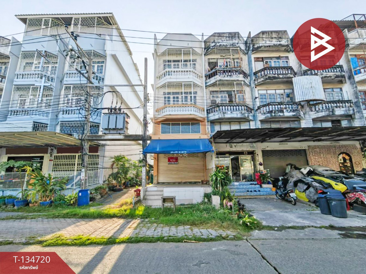 For SaleShop HouseRama 2, Bang Khun Thian : Commercial building for sale, 3 and a half floors, area 17.1 square meters, Soi Ekachai 64/3, Bangkok.