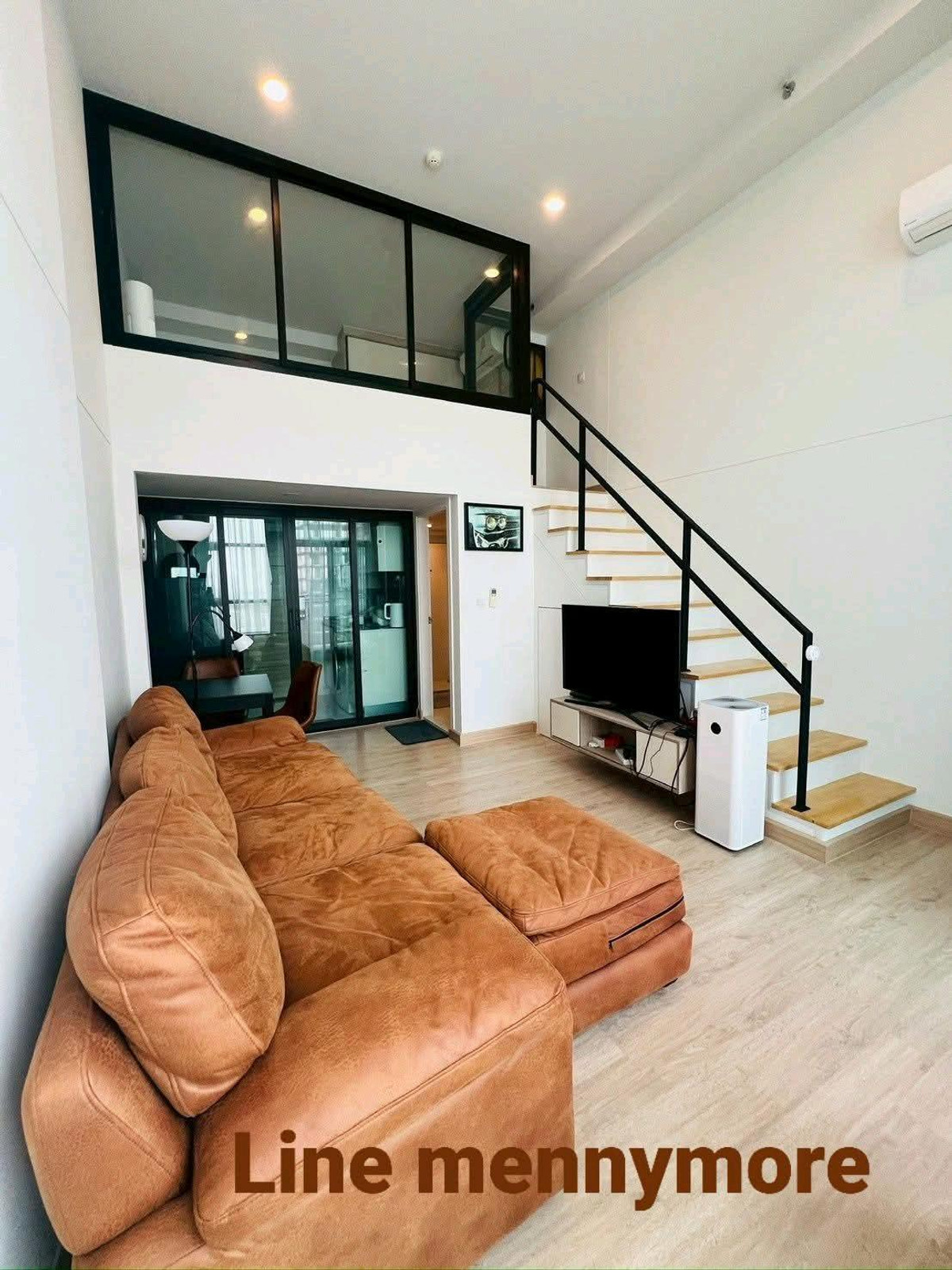 ให้เช่าคอนโดรัตนาธิเบศร์ สนามบินน้ำ พระนั่งเกล้า : ห้องดูเพล็กซ์ แบบกั้นห้อง โซฟานั่งสบายมาแล้วจ้า พร้อมอยู่ทันทีค่ะ (ห้องกั้นนานๆจะว่างที รีบเลยค่ะ)